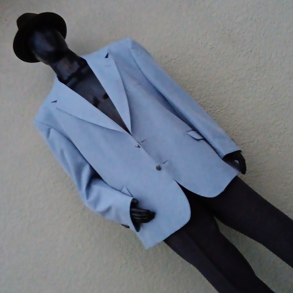 HABAND EXECUTIVE DIVISION MEN'S DELUXE (2) BUTTON BLAZER (CHINA) - Picture 9 of 17